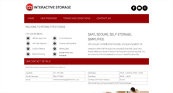 Desktop Screenshot of interactivestorage.co.za