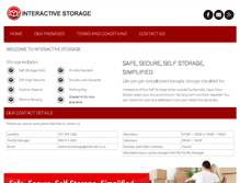 Tablet Screenshot of interactivestorage.co.za